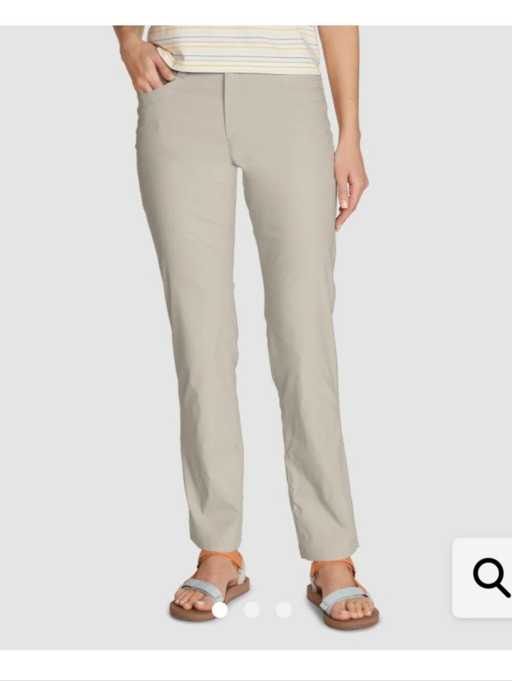 Eddie Bauer Women's Sightscape Horizon Convertible Roll-Up Pants NWT Size 16